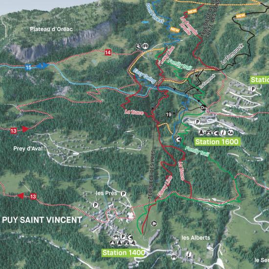 Aperçu du plan VTT